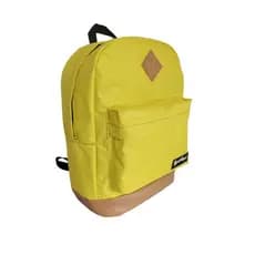 Mochila Ludoraal Barra bela Amarela/ Mochila escolar(fundo bege)