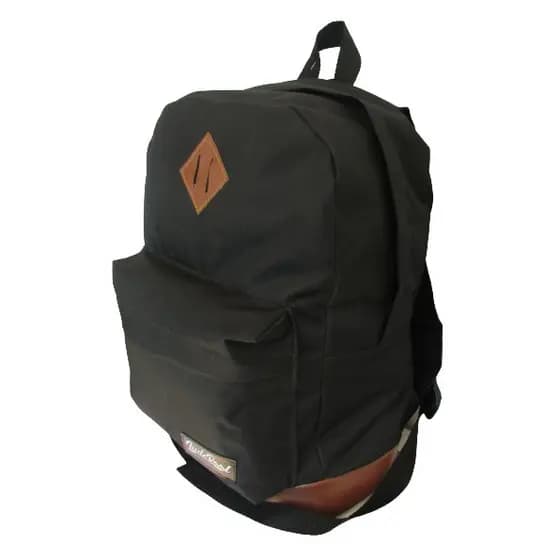 Mochila escolar LudoRaal Barra bela Preta fundo marrom
