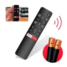 Controle Remoto Para Tv Tcl Semp Smart Globoplay Netflix + 2 Pilhas