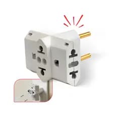 Adaptador Tomada T Benjamin Universal 10A e 20A Amperes - Montones
