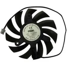 Cooler Fan para Placa De Vídeo Nvidia/amd 75mm Dex Dx-8015 Conector de 2 Pinos