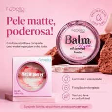 Kit Primer Magic Power  + Balm Matte Oil Control - Febella