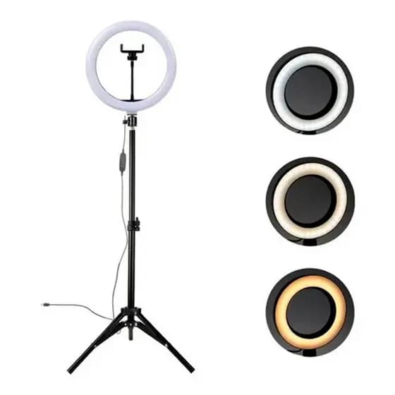 Ring Light 10 polegadas  26 cm Profissional acompanha tripé de 210 cm