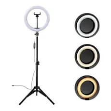 Ring Light 10 polegadas  26 cm Profissional acompanha tripé de 210 cm