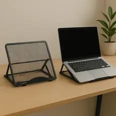 Suporte Apoio Notebook Ergonômico Alumínio Ajustável Dobrável