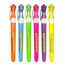 Caneta Marca Texto Slim Neon - (6 Cores)