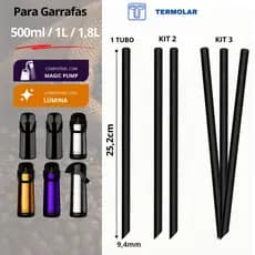 Tubo Sucção Termolar Lumina Magic Pump 500ml / 1,0L / 1,8L | Reposição Cano Bomba Garrafa Térmica