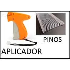 Kit Pistola Aplicador de Etiquetas / Tag + Pinos Plásticos p Roupas e Tecidos