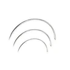 Agulha Curva Cartela com 3UN