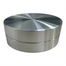 Base Giratória 8cm Inox P/ Centro De Mesa, P/ Vidro Madeira