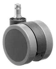 Rodizio Roda 65mm Pu Anti-risco Pino 11mm Cadeira Escritorio