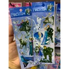 kit de cartelas de adesivos da frozen - elza e ana - princesa da disney - figurinha -sticker - lembrancinha creche escol