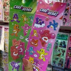 kit de cartelas de adesivos ursinhos carinhosos - figurinhas - cartela de adesivo infantil escola menina