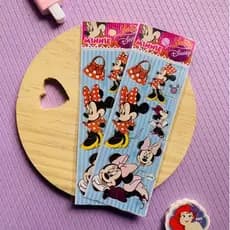 kit de cartelas de adesivo Minnie - stiker - adesivos - figurinha menina infantil