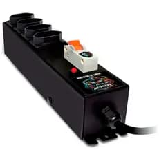 Filtro De Linha 20a Cabo 1mt / 3mt / 5mt Com 4 Tomadas Disjuntor Metal [ASIMOVE PREMIUM]