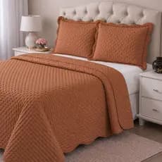 Cobre Leito Balle Dots 3 Peças Casal Queen Micorpercal 400 Fios Quarto Hotel Luxuoso