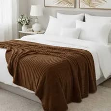 Cobertor Manta Canelada Casal 2,00x1,80 - Super Luxo