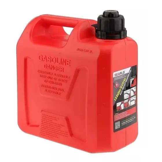 Galão Tanque Transporte Gasolina Combustível 5 L C/ Bico