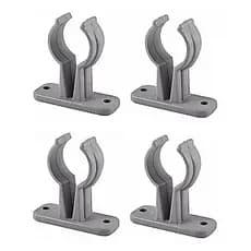 Kit 4 Suporte Porta Remo Alto Cinza Barco Lancha Caiaque