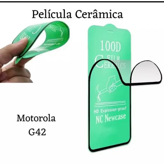 Película Cerâmica 3D Hidrogel Flexível Para Motorola Moto G42