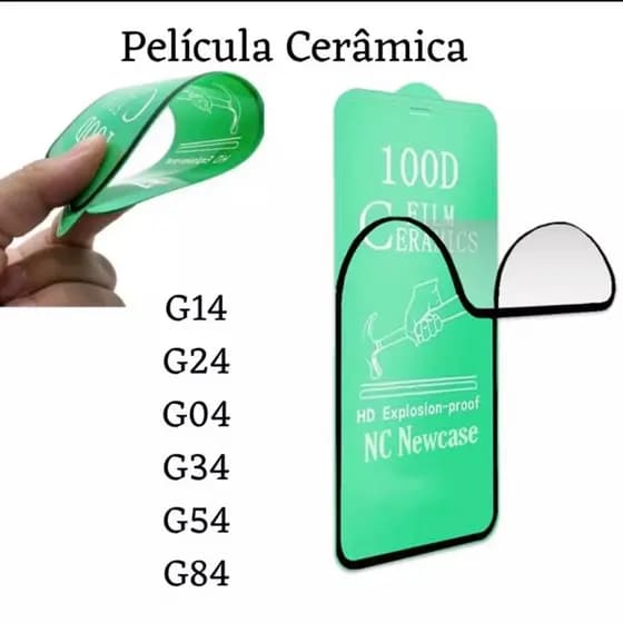 Película Cerâmica 3D Hidrogel Flexível Para Motorola Moto G14 / G04 / G24 / G34 /G54 / G84
