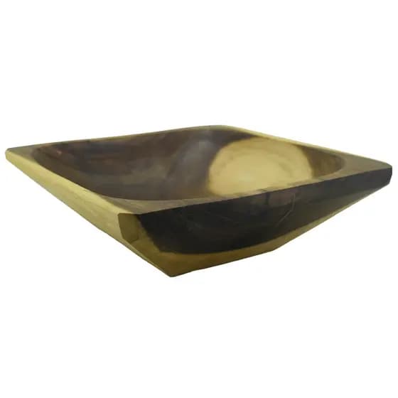 Gamela Madeira Rustica Fruteira Petisqueira Decoração 30cm