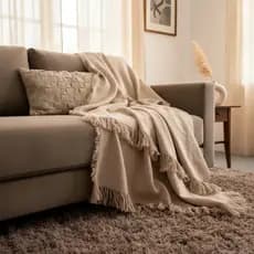 Manta para Sofá Protetor e Cama Sofa Solteiro Multiuso 2,00x 1,40 100% algodão para Decoração