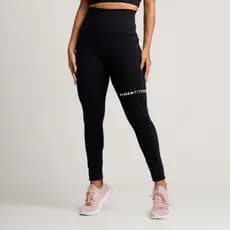 Legging Feminina Poliamida Cintura Alta Silk Massam Fitness Preta
