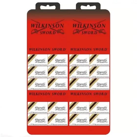 Lâmina De Barbear Gilete Wilkinson Swords Cartelas Gillette Navalha Aço Original
