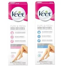 Creme Depilatório Corporal Veet Pure & Fresh Pele Normal / Delicadas 100ml