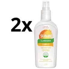 Kit 2 Spray Clareador Hidratante Capilar Phytoervas Camomila Sun in Cabelos 120ml