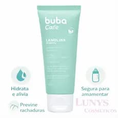 Pomada Lanolina Vegetal  Buba Care Para Amamentação Rachaduras Seios Hidratante Mamilos 30g