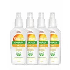 Kit 4 Spray Clareador Hidratante Capilar Phytoervas Camomila Sun in Cabelos 120ml
