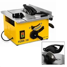 Serra Circular De Mesa Bancada 8 Pol 1200W 4800RPM Corte 0-45 Graus 127V Cortes Precisos e Profissionais