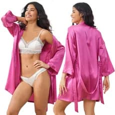 Robe,roupão em cetim LUXO ,noiva ,casamento,madrinha,camisola,hobby,pijama,seda,kimono,feminima