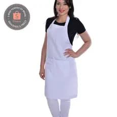 Avental com bolso em tecido luxo 9.9,Uniforme Chef Cozinha Restaurante Evento,buffet,garçom,cabelo