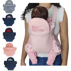 Canguru Ergonômico de Bebê Infantil Baby Carona Macio Ajustável e Regulável