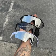 Óculos Solar Ciclismo Rave Sem Marca Brilho Reto