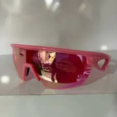 Oculos De Sol Proteção Uv Ciclismo Grande Rosa Sem Marca