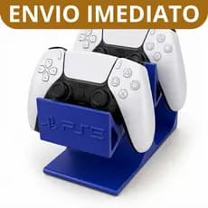 Suporte para 2 Controles PS5 DualSense – Base Gamer Dupla