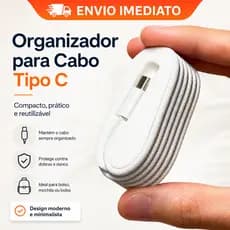 Organizador de Cabo / Carrgador - Tipo-C