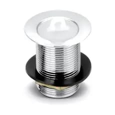 Válvula Escoamento P/ Tanque Pias  e Cubas 1.1/4  Todo em Metal Cromado