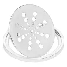 Ralo Redondo Aco Inox Para Banheiro Com Caixilho Anti Odor 10x10 15x15