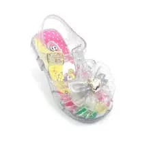 Sandalia bebe menina cristal glitter susy maçãzinha