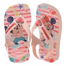 Chinelo bebê para menina com elástico