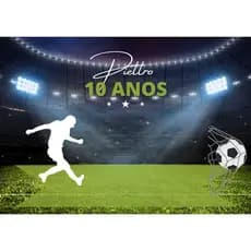 Jogo Americano Futebol De Papel Fotográfico 180g 15 Unidades