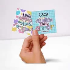 Cartão Motivacional Com Frases Evangélicas