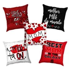 Almofadas 20x20 Estampa Dia Das Mães - Melhor Mãe Do Mundo - A Mãe Tá On! - ENTREGA RÁPIDA!