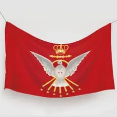 Bandeira Painel Divino Espírito Santo [1,00x0,70] - Tecido Oxford Premium 100% Poliéster