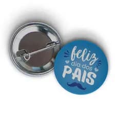 Button Botton Broche Pin Feliz Dia Dos Pais - Tamanho 3,5 cm